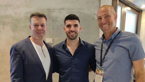 מימין: פרופ׳ יפתח גפנר, רועי יעבץ ויאיר להב